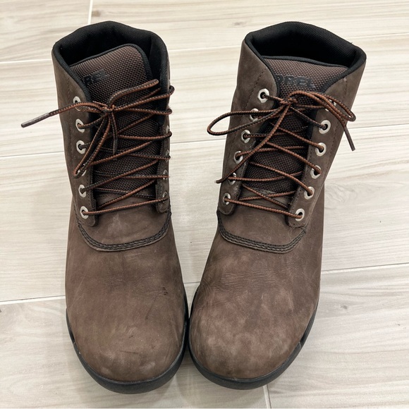 SOREL Out Dry Waterproof Boots Leather, Brown | Men's Size 12 - Picture 2 of 7